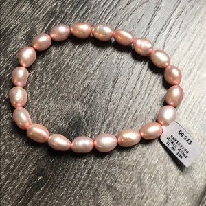 Honora freshwater pink pearl bracelet